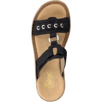 Rieker Damen Pantolette schwarz