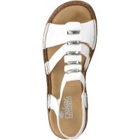 Rieker Damen Sandalette wei&szlig;