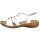 Rieker Damen Sandalette wei&szlig;