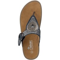 Rieker Damen Pantolette blau