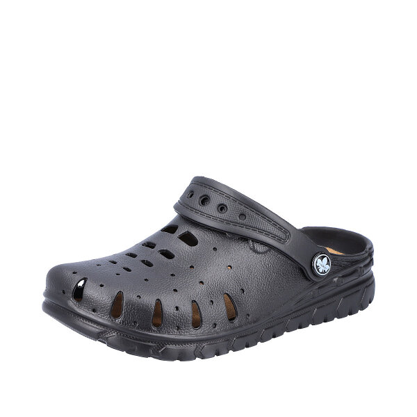 Rieker Damen Clog schwarz