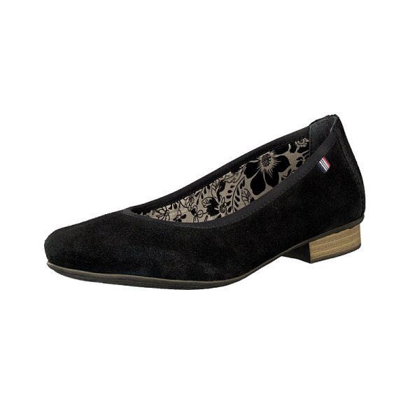Rieker Damen Ballerina schwarz