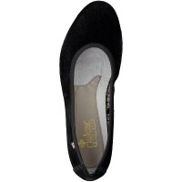 Rieker Damen Ballerina schwarz
