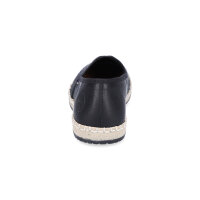 Rieker Damen Leder Slipper schwarz