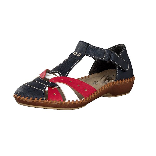 Rieker Damen Sandale blau