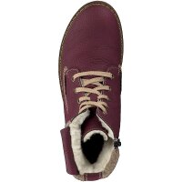 Rieker Damen Schn&uuml;rboot rot