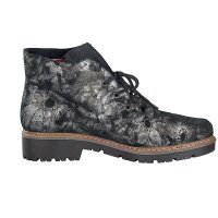 Rieker Damen Schn&uuml;rboot schwarz