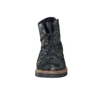 Rieker Damen Schn&uuml;rboot schwarz