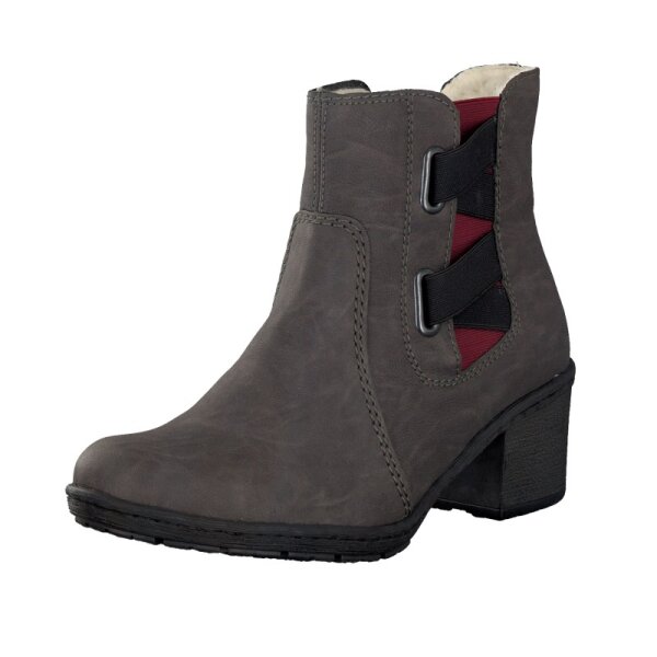 Rieker Damen Stiefelette grau