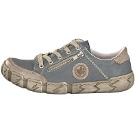 Rieker Damen Schnürschuh blau