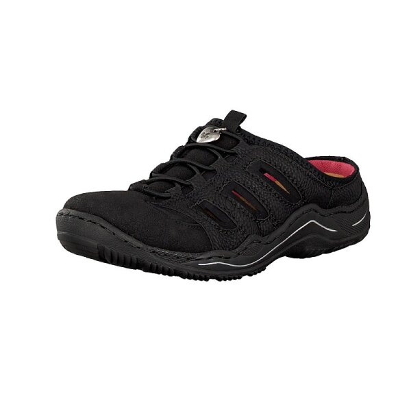 Rieker Damen Pantolette schwarz
