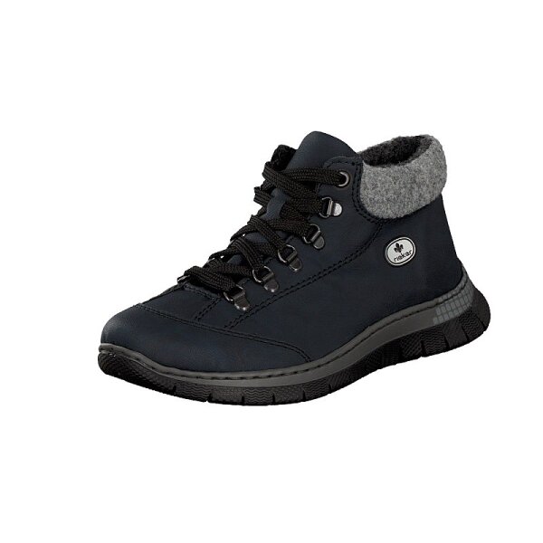 Rieker Damen Schn&uuml;rschuh blau