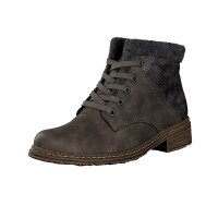 Rieker Damen Schnürboot grau