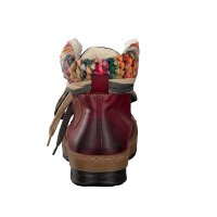 Rieker Damen Schn&uuml;rboot rot