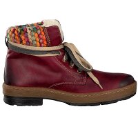 Rieker Damen Schn&uuml;rboot rot