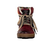 Rieker Damen Schn&uuml;rboot rot