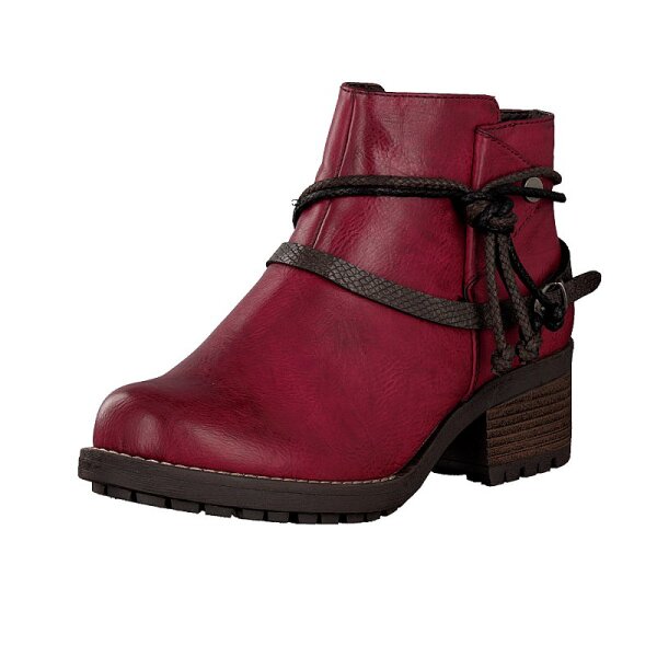 Rieker Damen Stiefelette rot