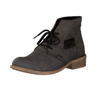Rieker Damen Schnürboot grau
