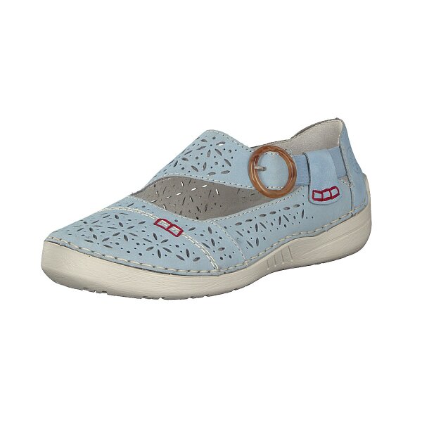Rieker Damen Slipper blau