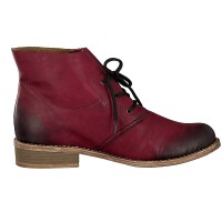 Rieker Damen Schn&uuml;rboot rot
