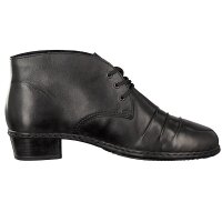 Rieker Damen Schn&uuml;rschuh schwarz