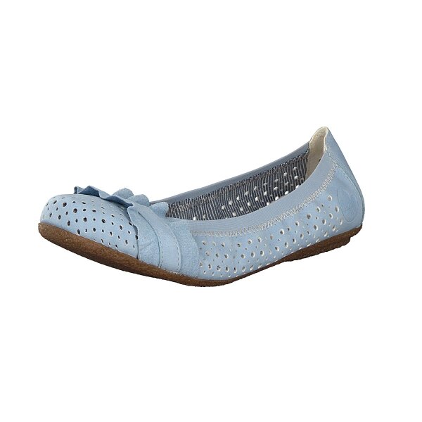 Rieker Damen Ballerina blau