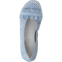 Rieker Damen Ballerina blau