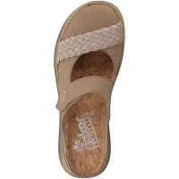 Rieker Damen Pantolette beige