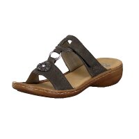 Rieker Damen Pantolette grau