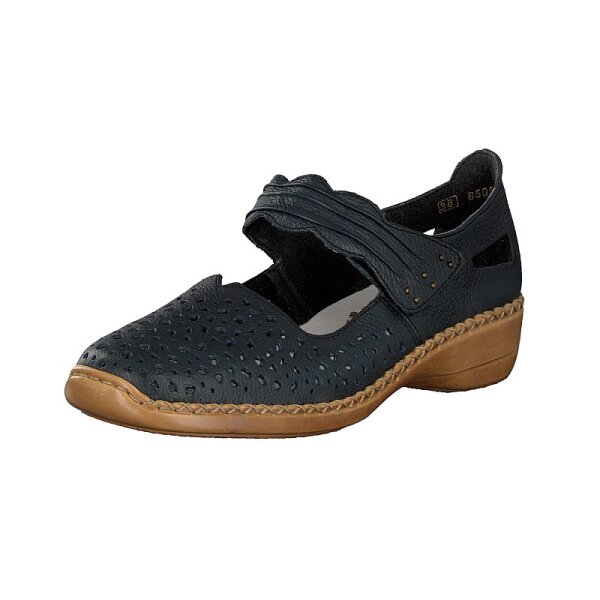 Rieker Damen Slipper blau