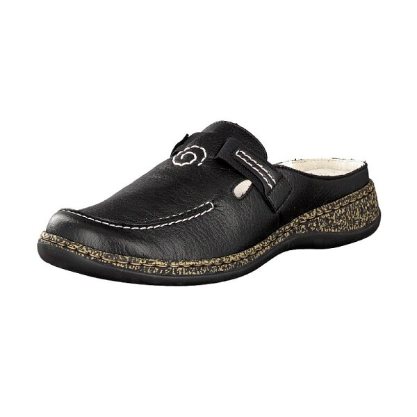 Rieker Damen Pantolette schwarz