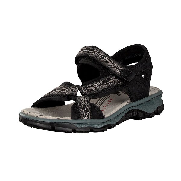 Rieker Damen Sandale schwarz