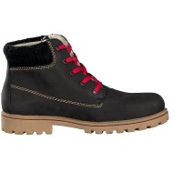 Rieker Damen Schn&uuml;rboot schwarz