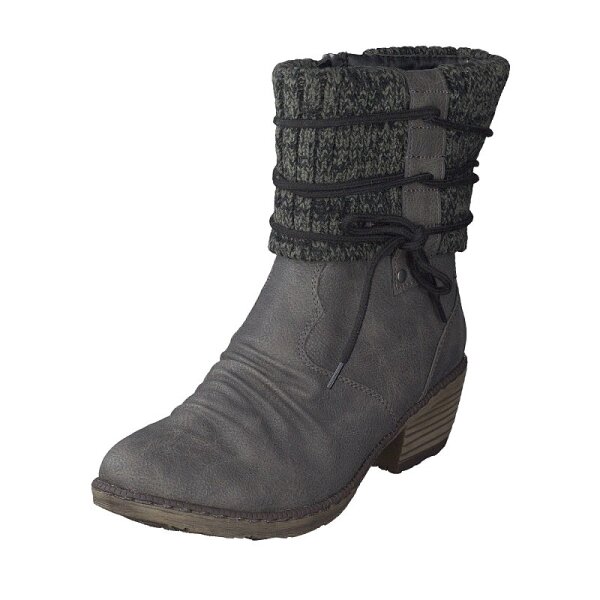 Rieker Damen Stiefelette grau