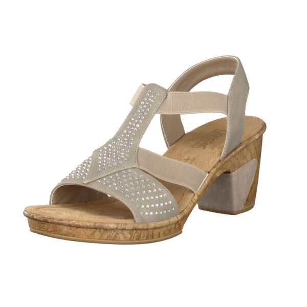 Rieker Damen Sandalette beige