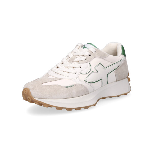 Tamaris Damen Sneaker beige gr&uuml;n