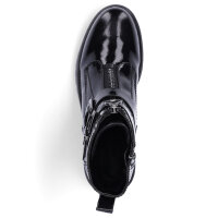 Tamaris Damen Boot schwarz Lack