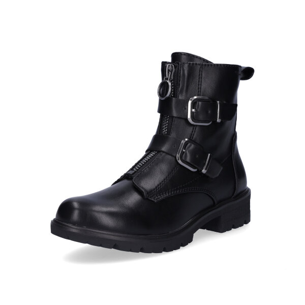 Tamaris Damen Boot schwarz matt
