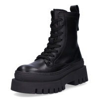 Tamaris Damen Leder Schnürboot schwarz