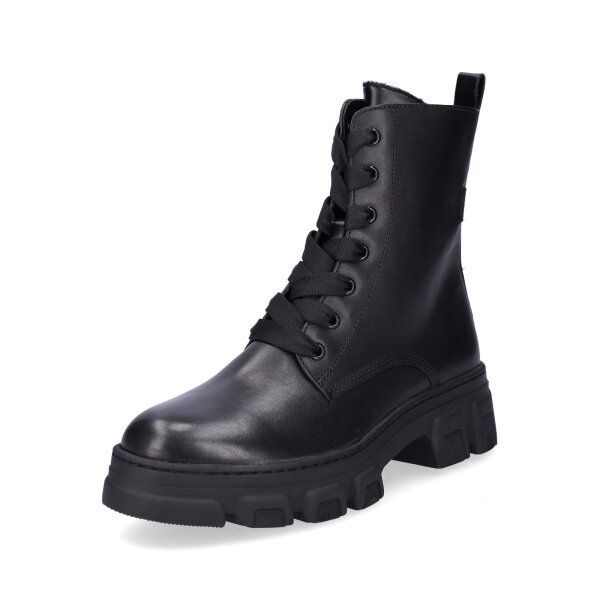 Tamaris Damen Schn&uuml;rboot schwarz
