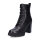 Tamaris Damen Leder Stiefelette schwarz