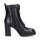 Tamaris Damen Leder Stiefelette schwarz