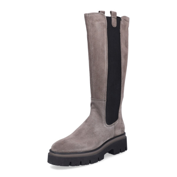 Tamaris Damen Leder Stiefel grau