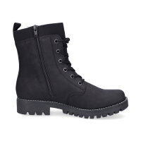 Rieker Damen Schn&uuml;rboot schwarz