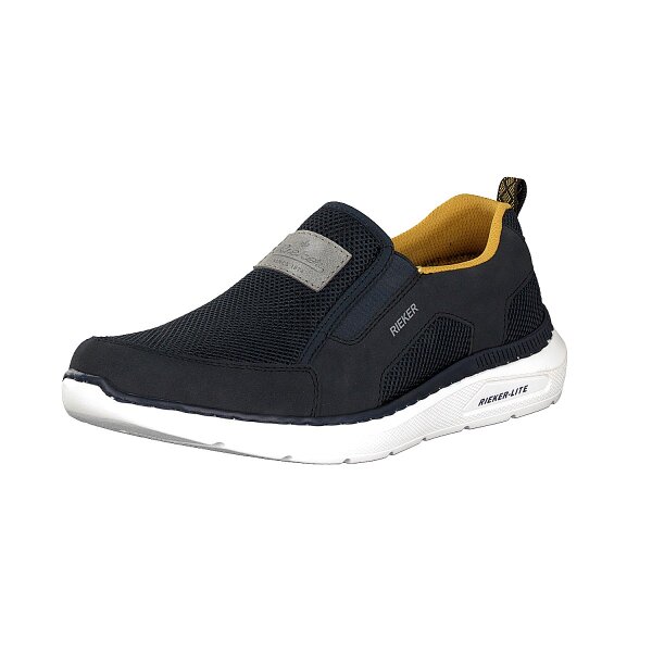 Rieker Herren Slipper blau