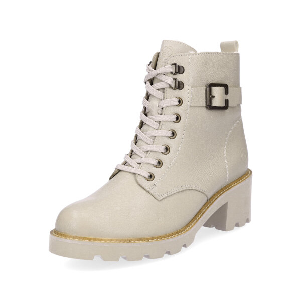 Remonte Damen Schn&uuml;rboot beige