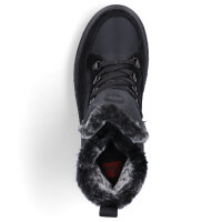 Rieker Damen Schn&uuml;rboot schwarz