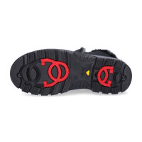 Rieker Damen Schn&uuml;rboot schwarz