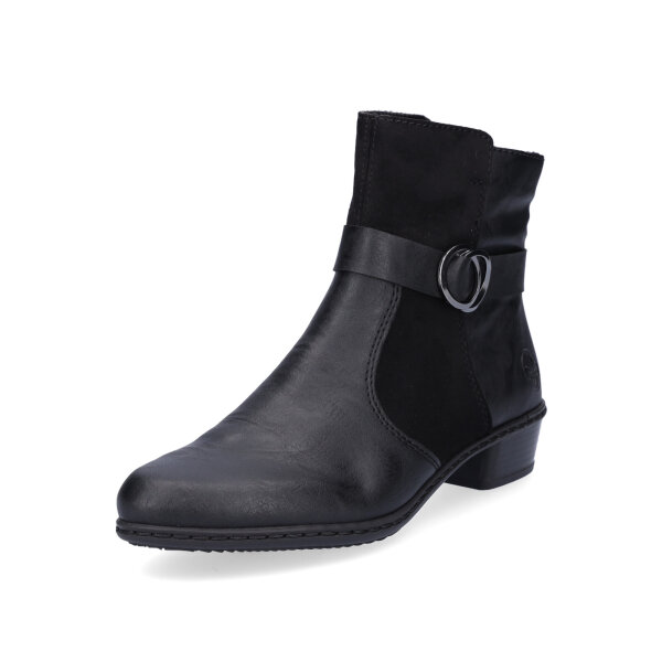 Rieker Damen Stiefelette schwarz