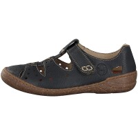 Rieker Damen Slipper blau